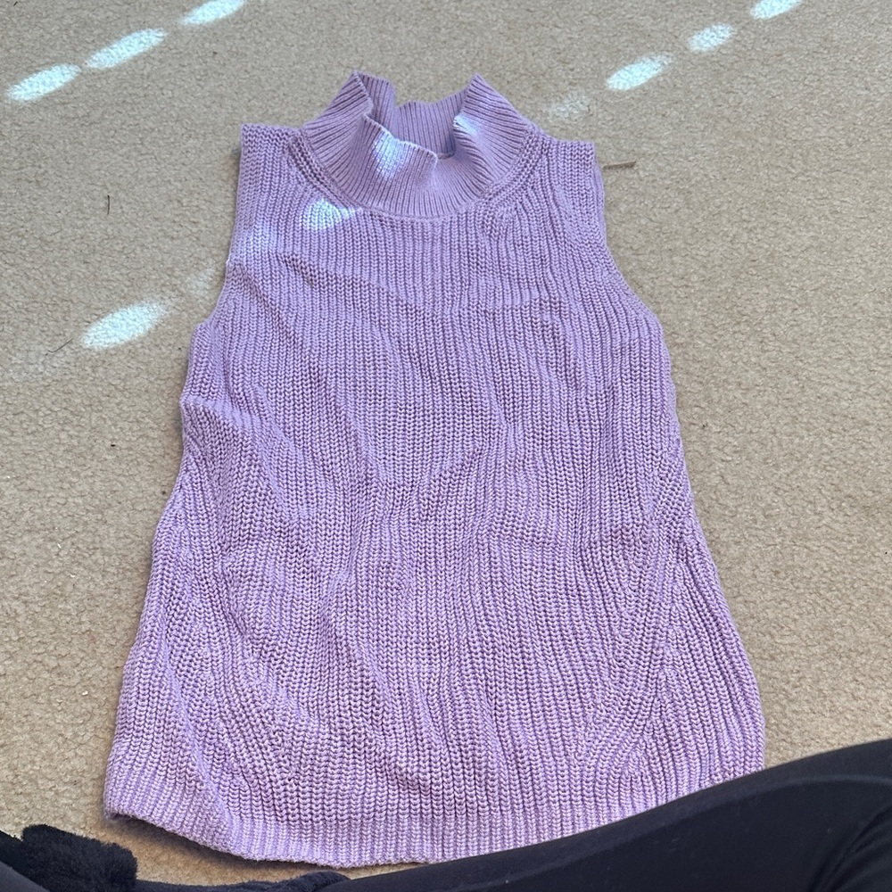LOFT Lavender Knit Top